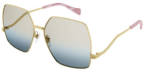 gucci gg1005s|Gucci™ GG1005S 001 61 Gold Sunglasses .